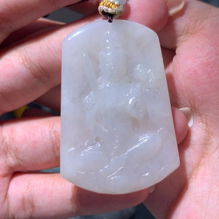 翡翠未镶嵌颈饰保真天然a货翡翠