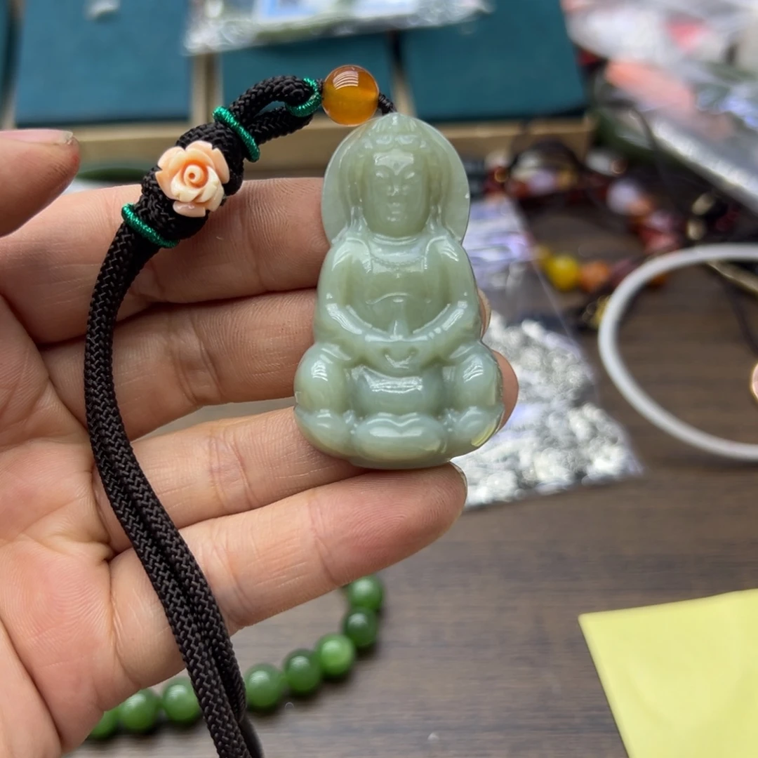 和田玉未镶嵌颈饰605