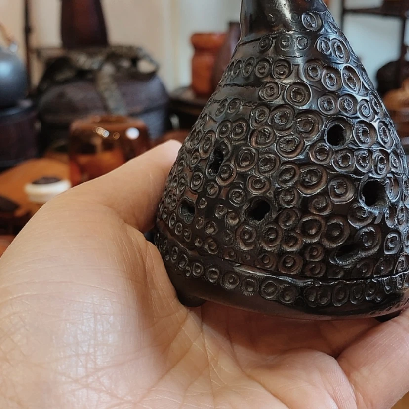 【闪购商品】墨*鱼老竹根复古香炉