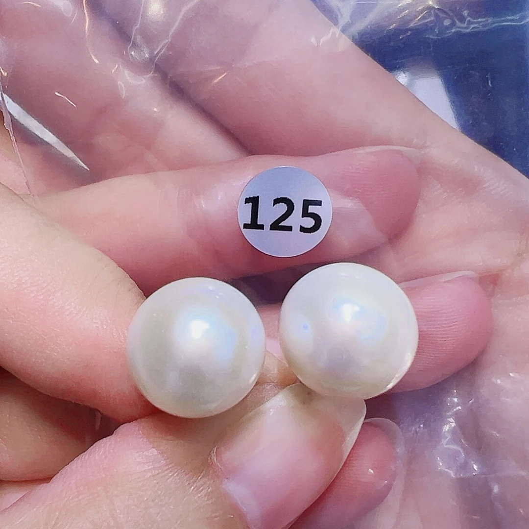 淡水珍珠耳饰银S925镶嵌