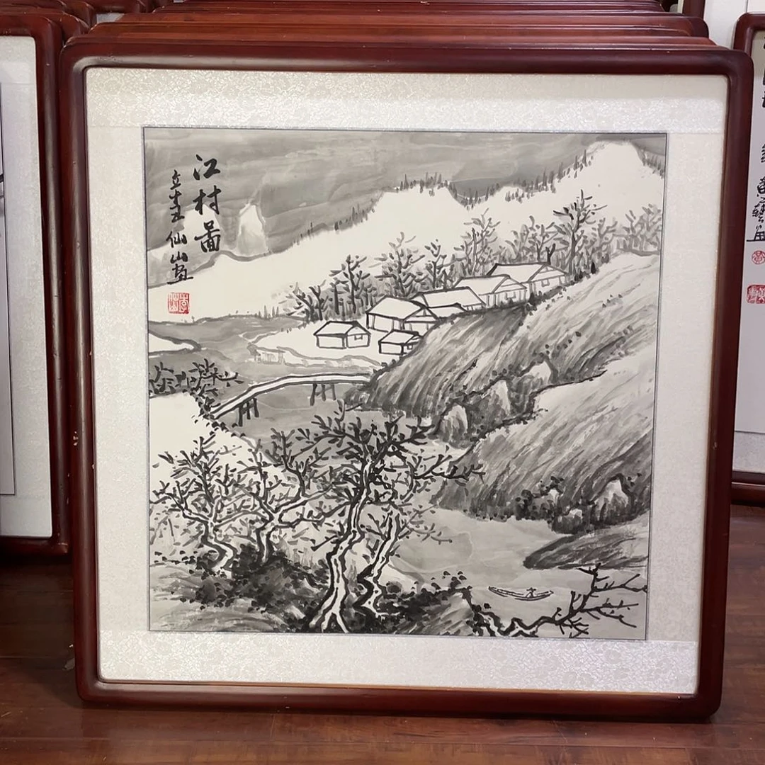 国画带框尺寸63*63厘米