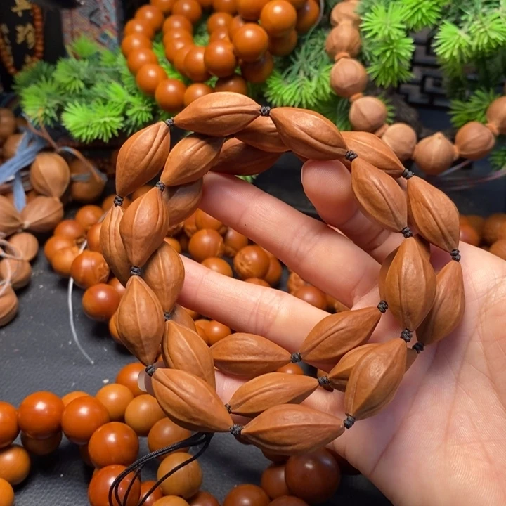 手串橄榄核1.35*2.6 原籽28颗