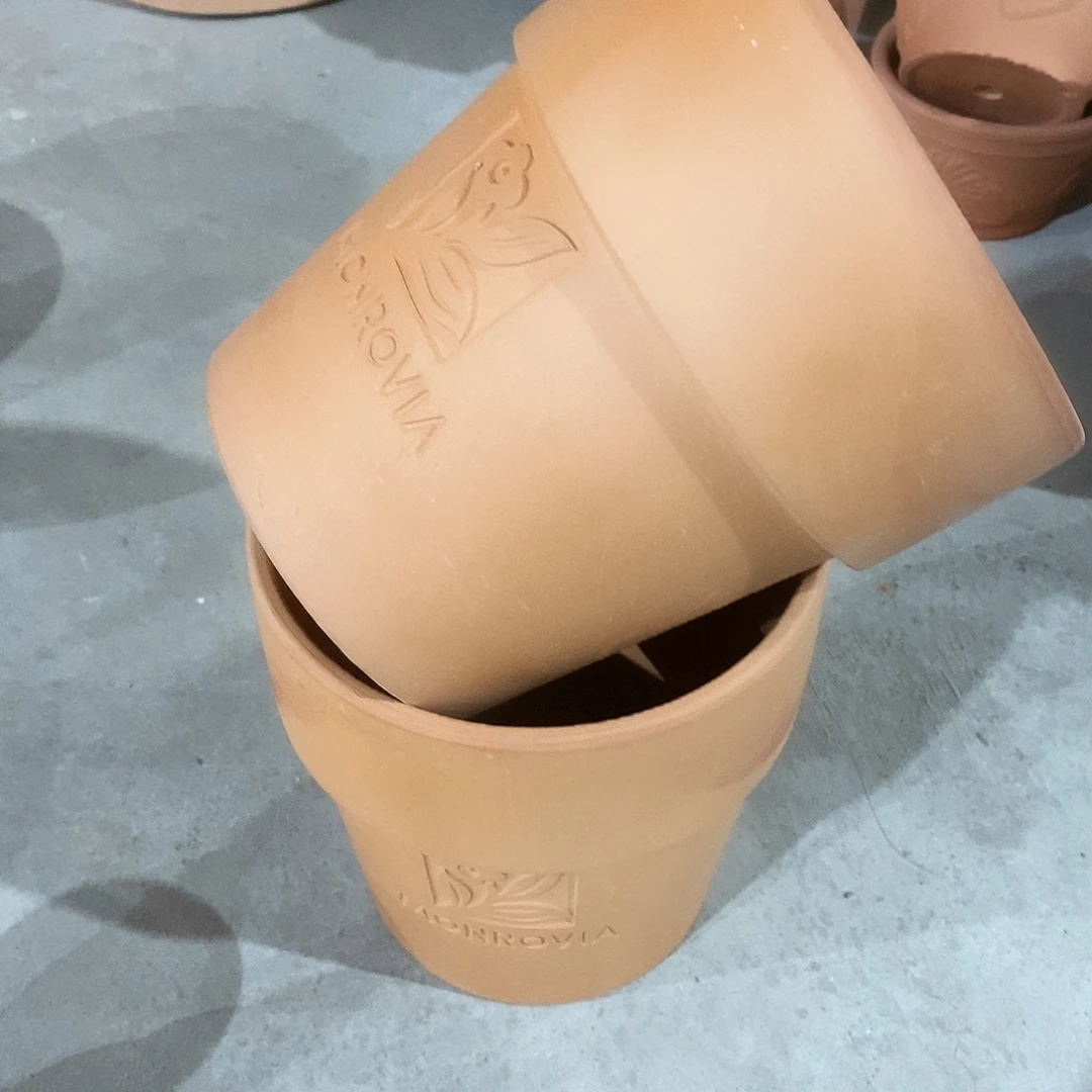 瑕疵红陶小加仑14×15-2