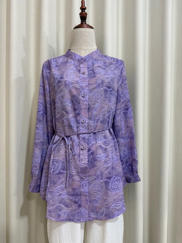 夏季新款碎花短款衬衣（衣长72-75）