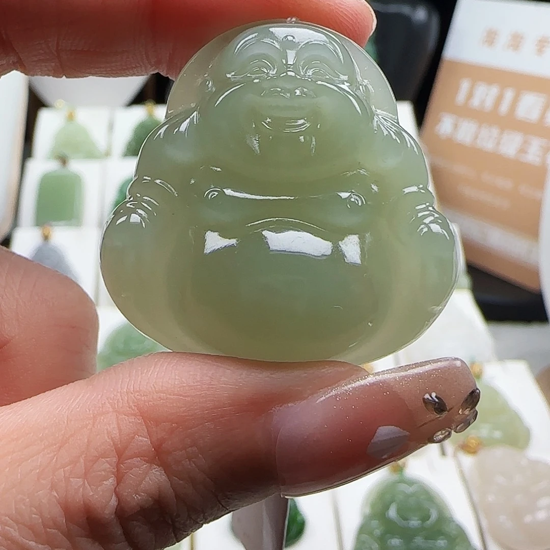 和田玉未镶嵌颈饰35
