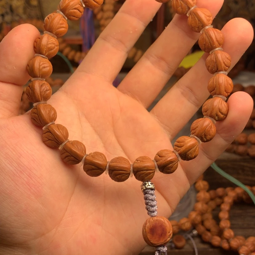 【闪购商品】桃核手串沧*阿11小龙纹 龙纹桃核