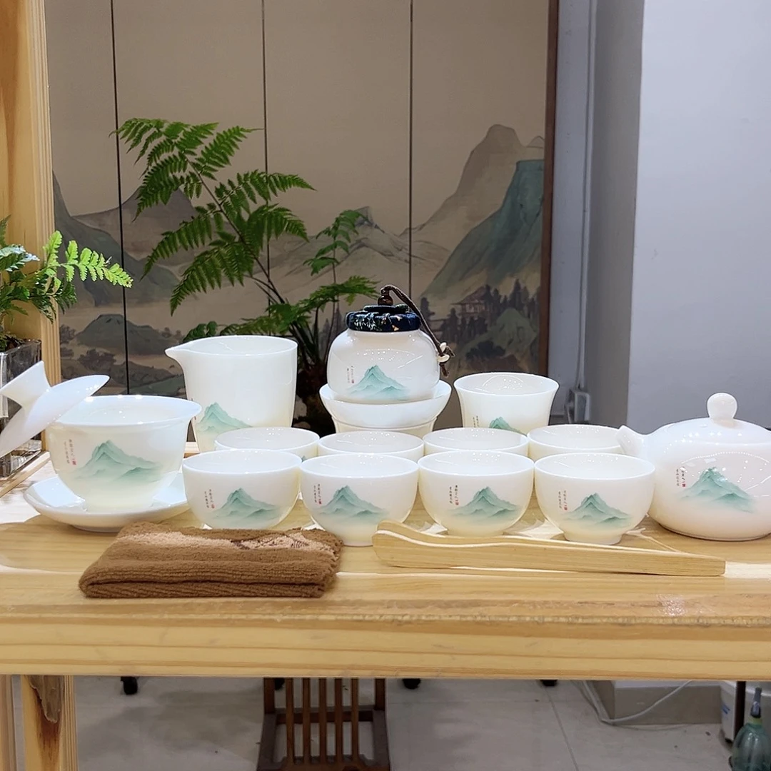 【都彩】羊脂玉瓷又见青山17头