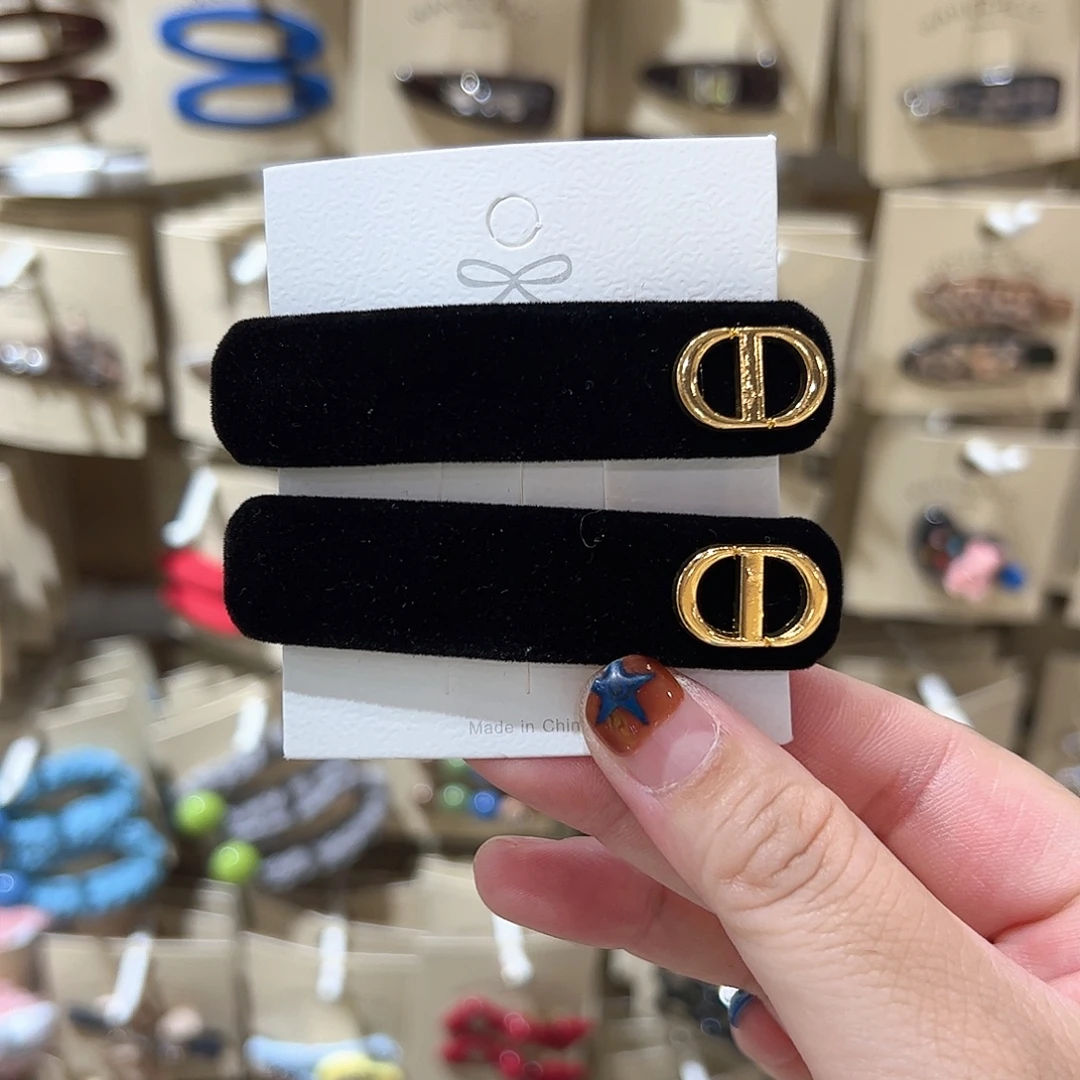 非金属布艺猪鼻子丝绒拜拜夹