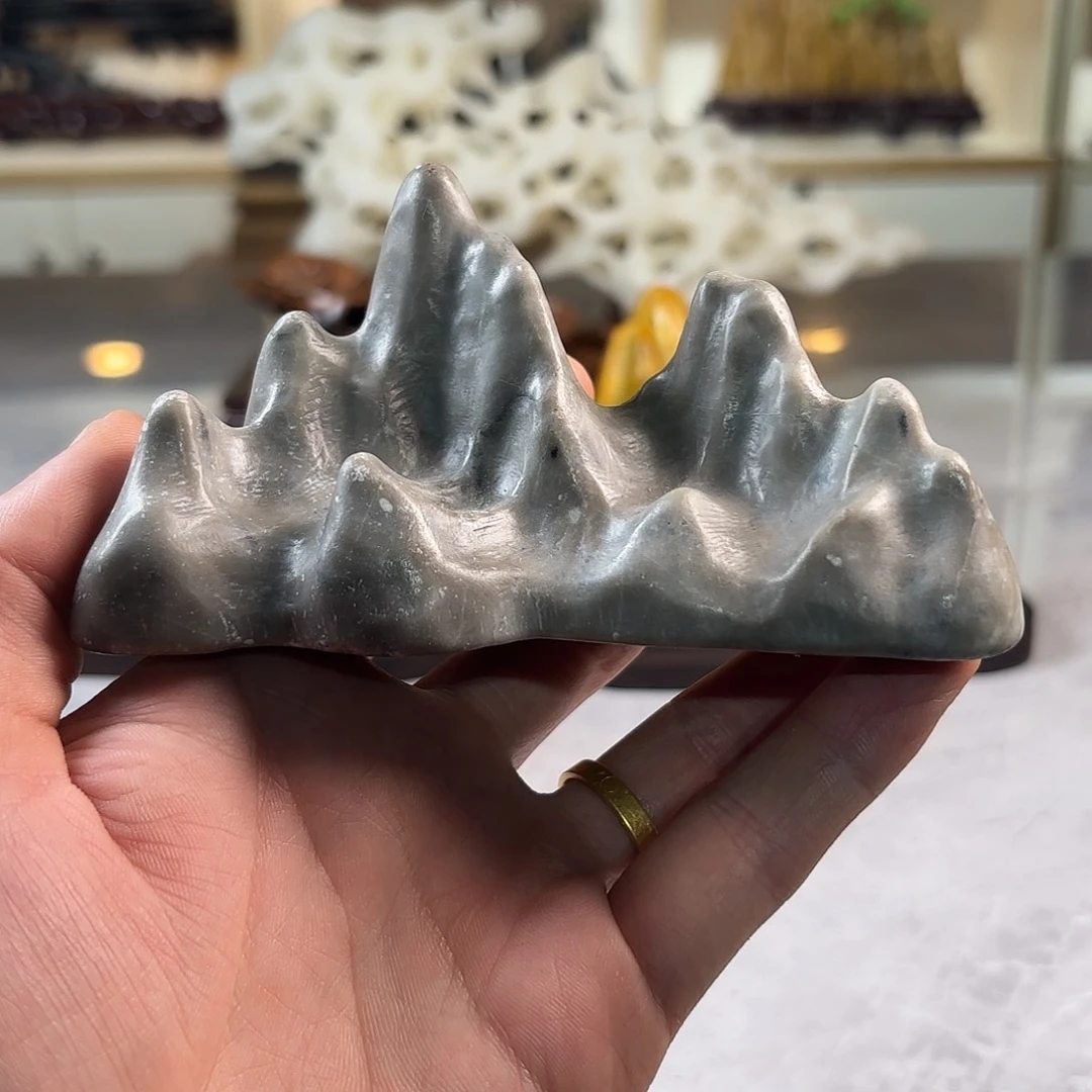 灵璧石手工雕刻奇石摆件