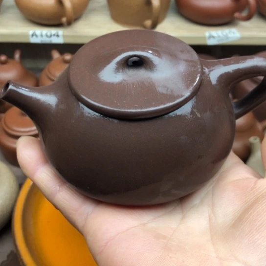 茶壶紫砂紫泥石瓢200豪升左右