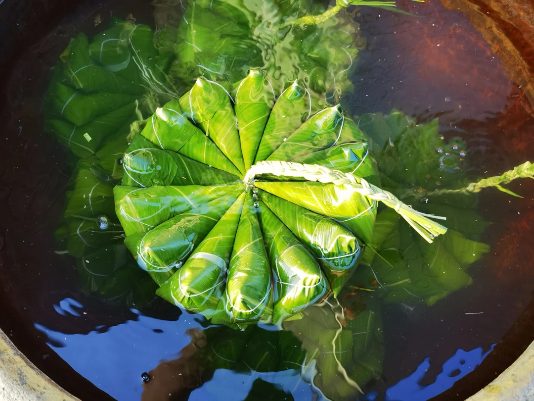 特色手工非遗柿饼粽