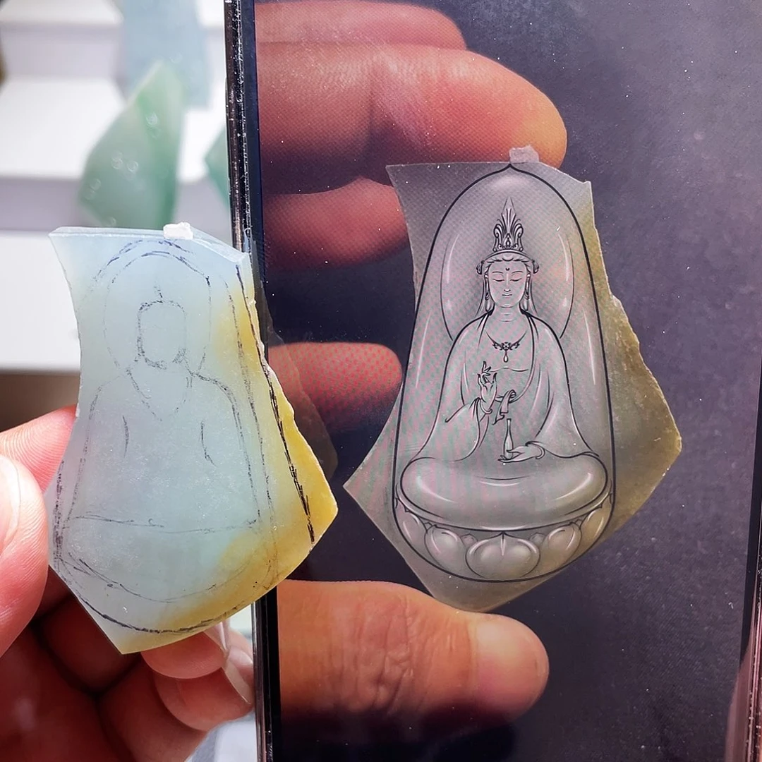 未镶嵌定制翡翠包工