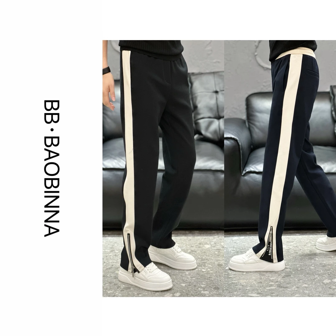男士高端休闲 |轻奢时尚拉链百搭休闲裤 4147