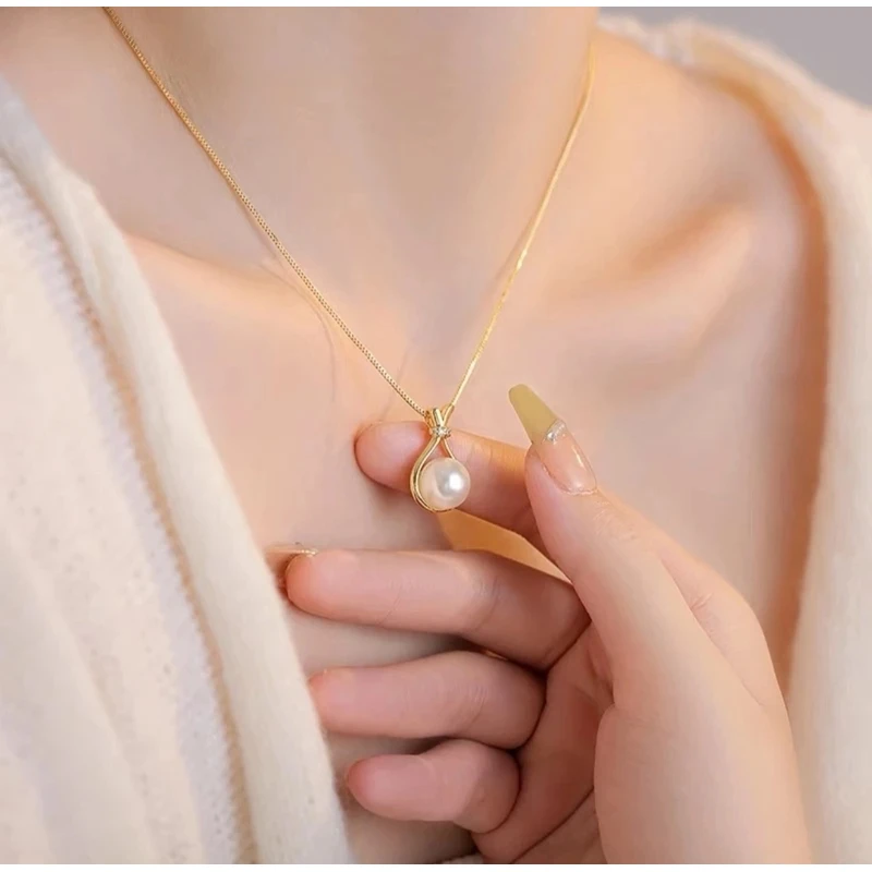 【520献礼】火爆款不掉色福袋仿贝珠项链轻奢小众高级感女精致