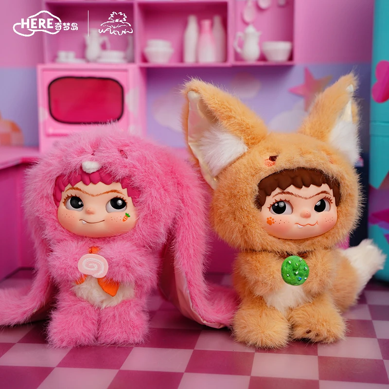 奇梦岛【备用】WAKUKU狐狐兔兔捣蛋日记系列手办盲盒潮玩礼物