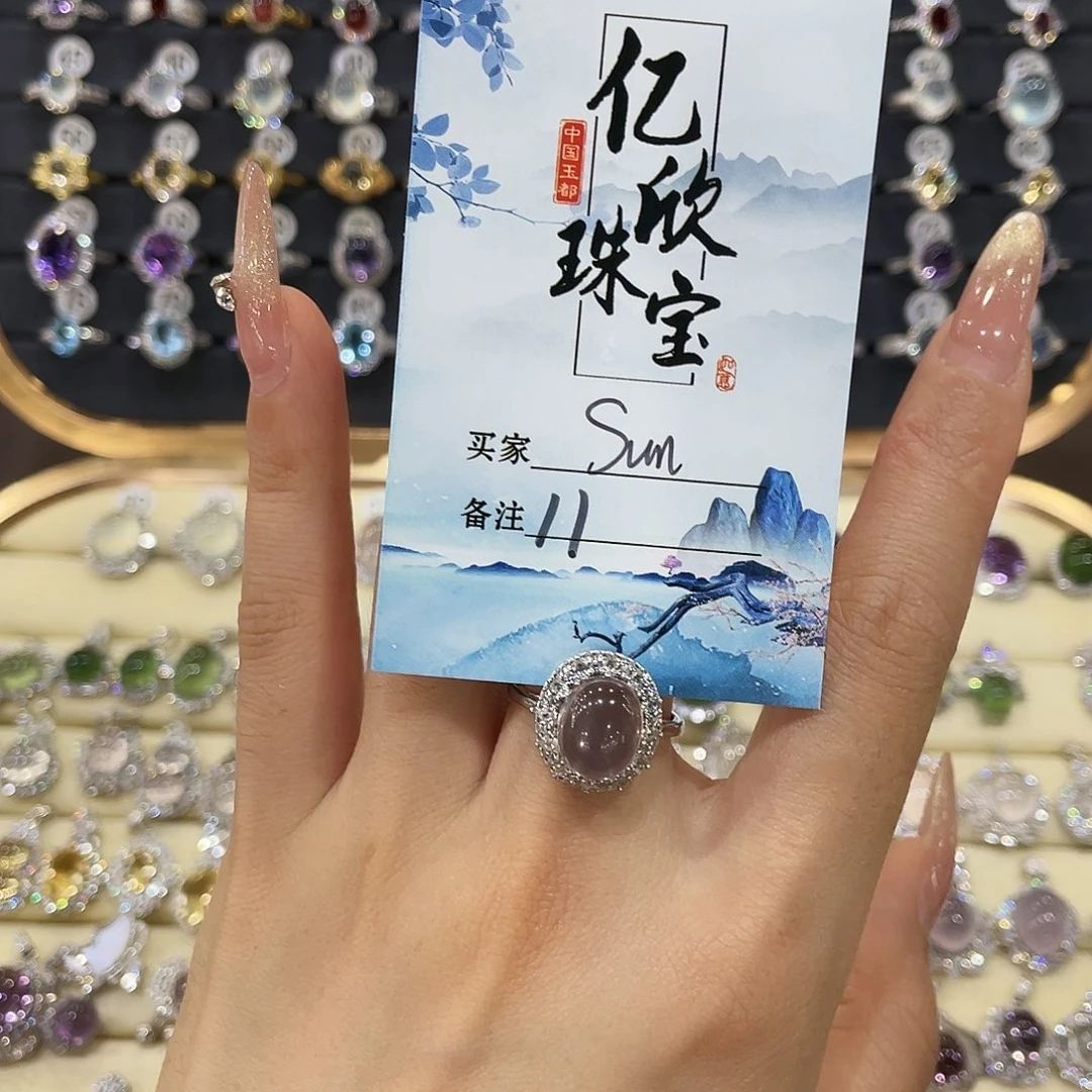 S***t银S925镶嵌颈饰芙蓉石11