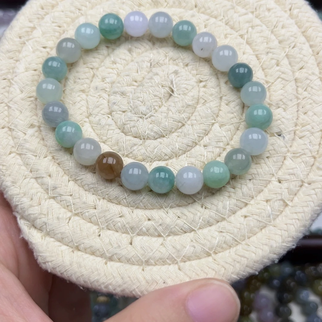 未镶嵌手链翡翠翡翠