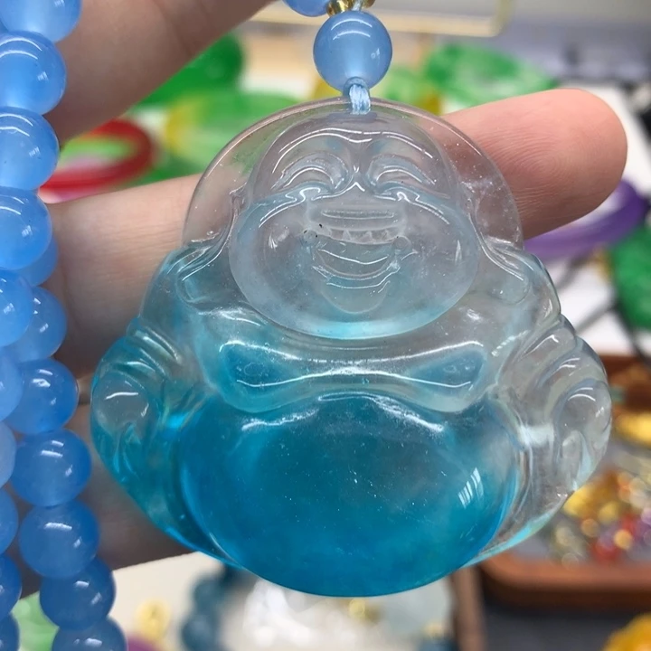 颈饰未镶嵌翡翠吊坠