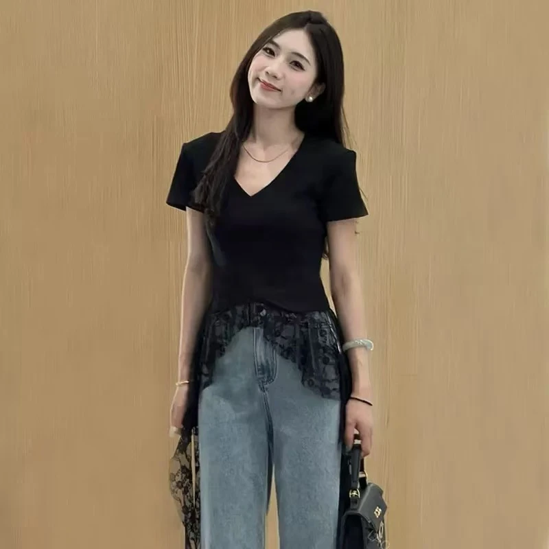 【001-100】时尚纯欲显瘦辣妹夏季气质心动女装十三APM万佳优选修身