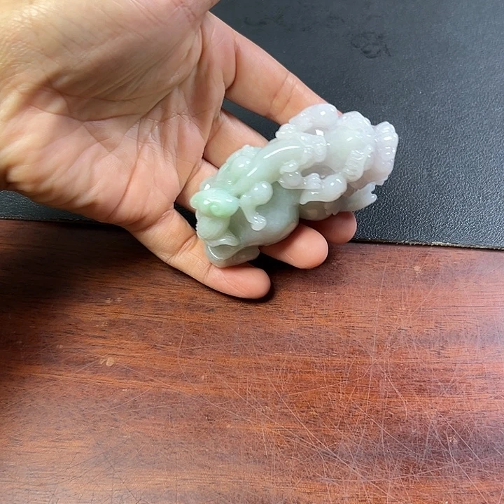 饶***进未镶嵌摆件翡翠翡翠