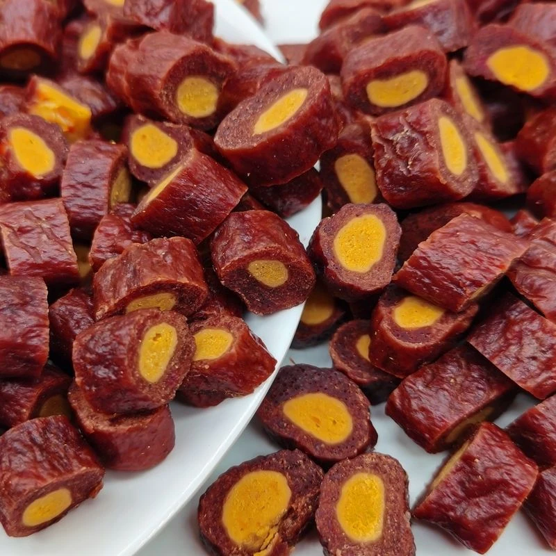 高端宠物零食牛肉蛋黄粒夹心美味奖励训狗幼犬拌饭