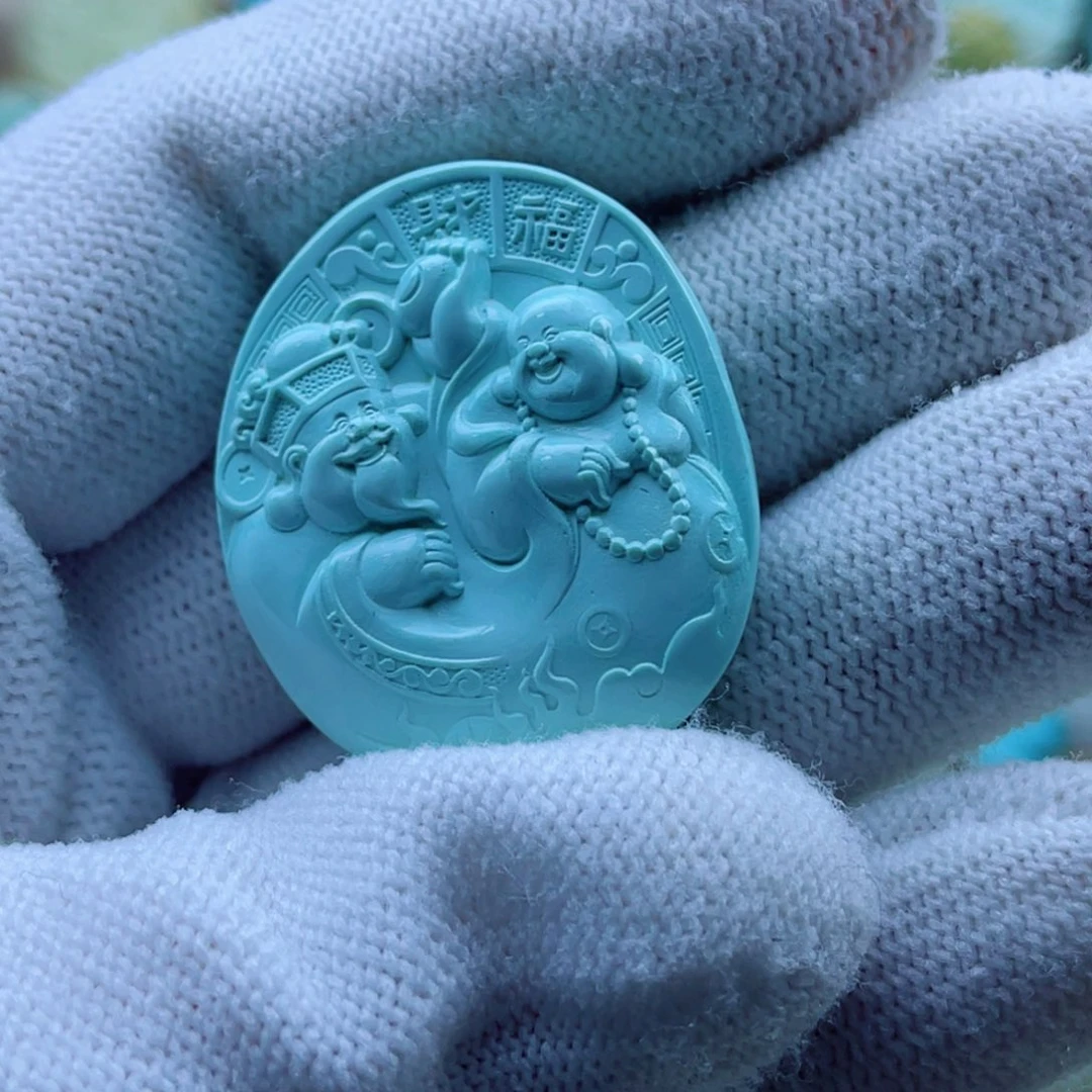 绿松石未镶嵌珠宝奇石