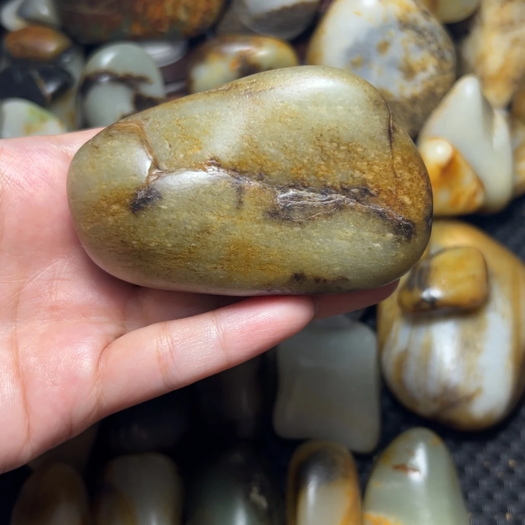 和田玉未镶嵌挂件12