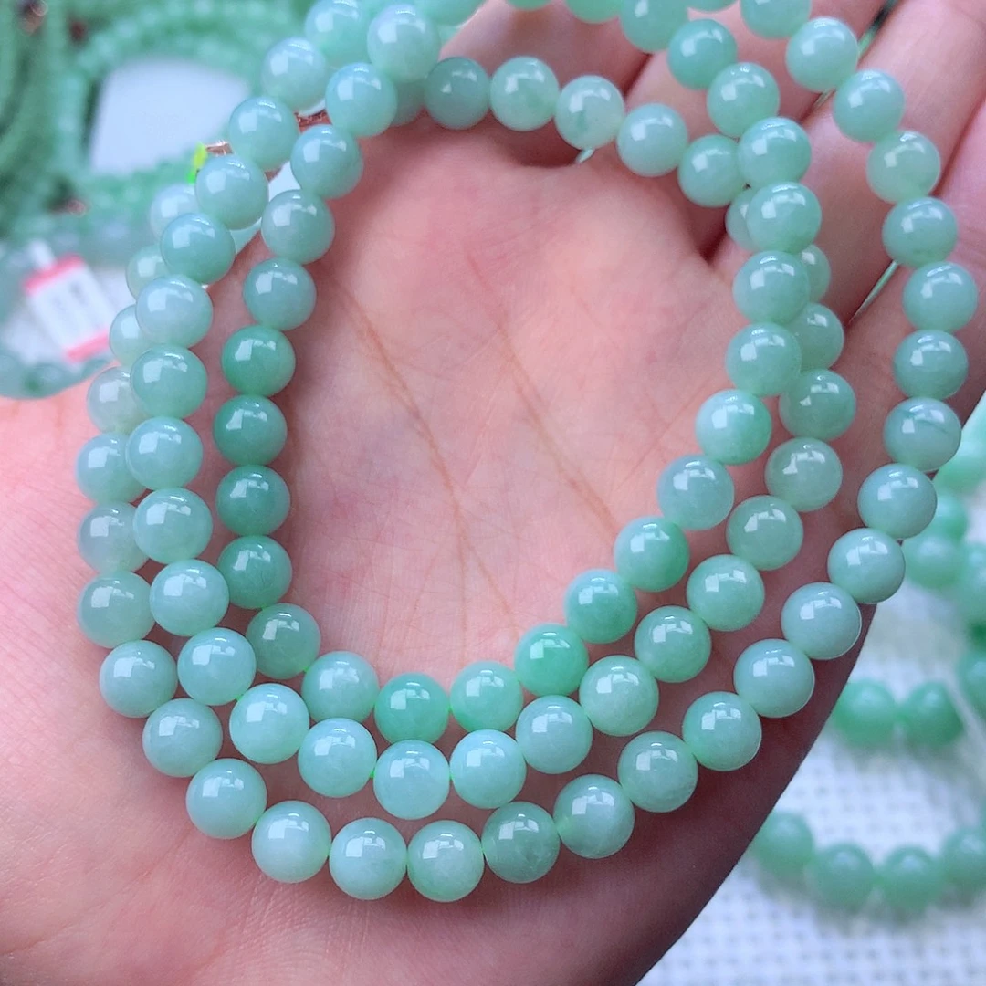 翡翠未镶嵌毛衣链