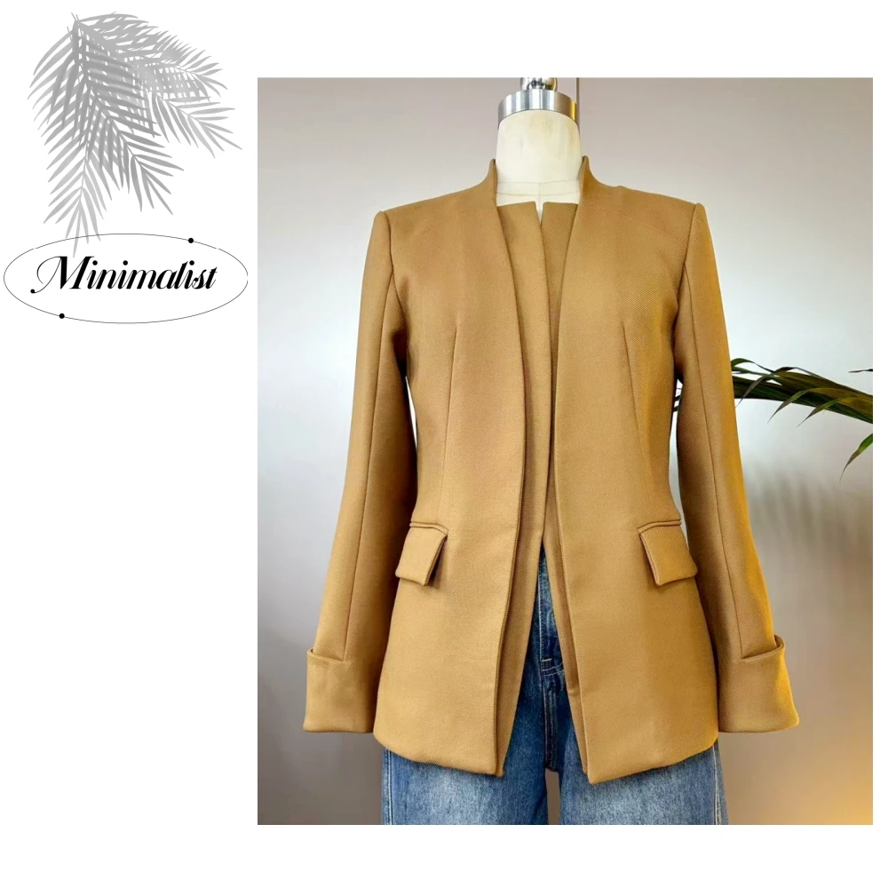 简笙集新款绵羊毛西装女高级定制新款爆款洋气高端高级中性风穿搭