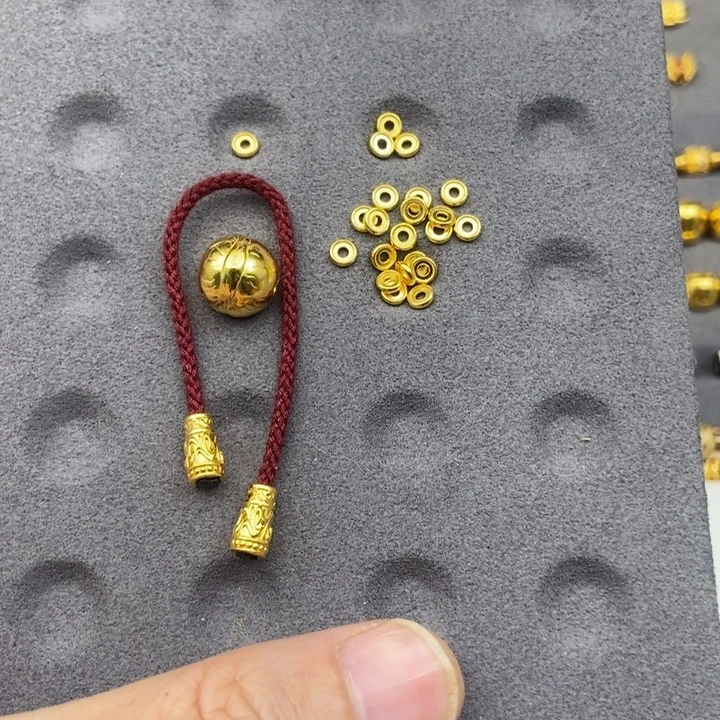 舒***的足银玻璃凤眼隔珠11mm车轮4mm22片