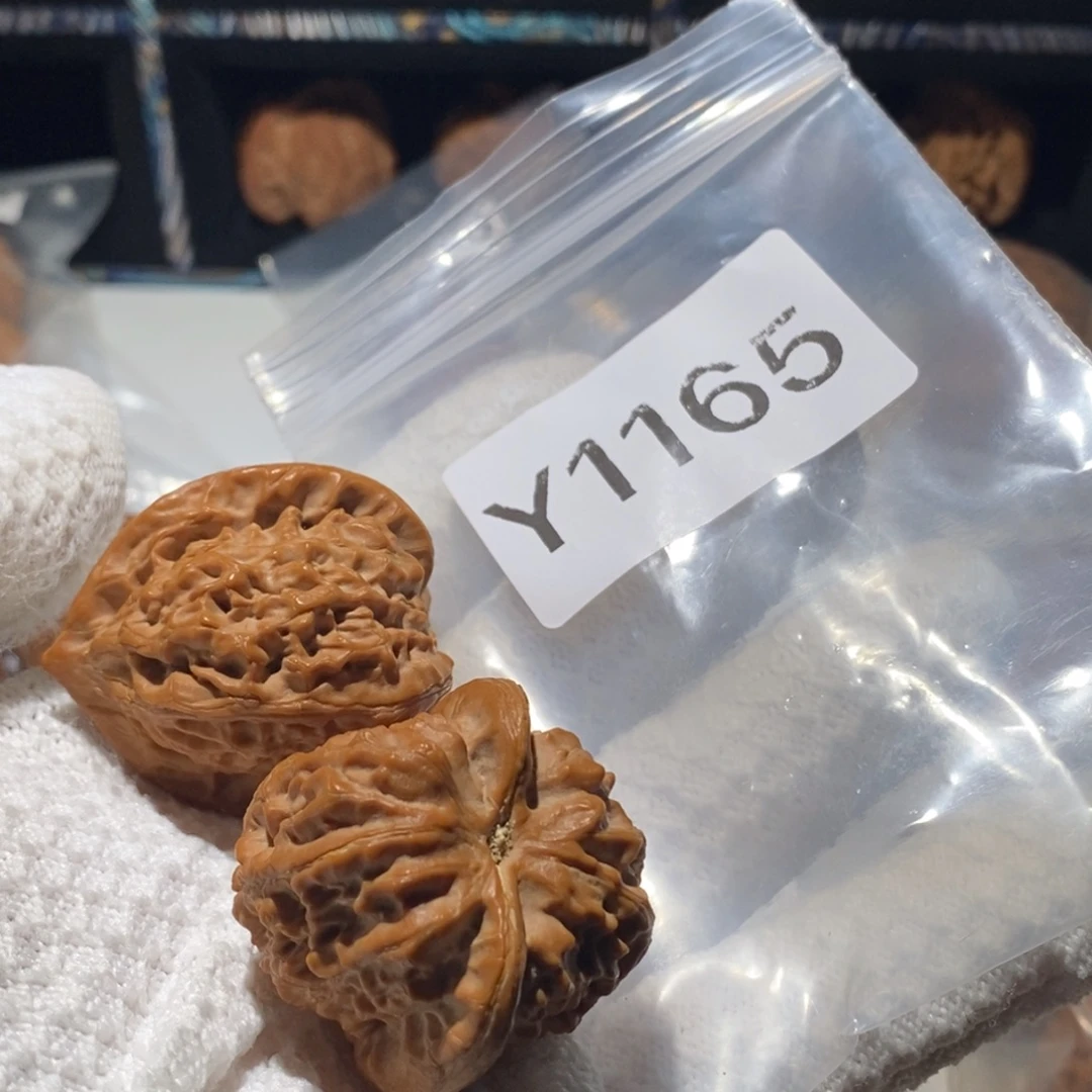 白***走吊坠文玩核桃38观音渡全品