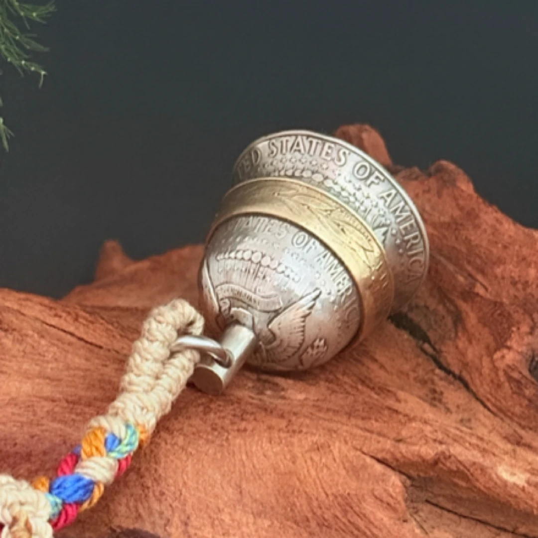 币奇堡半美元银币铃铛车挂包挂钥匙扣