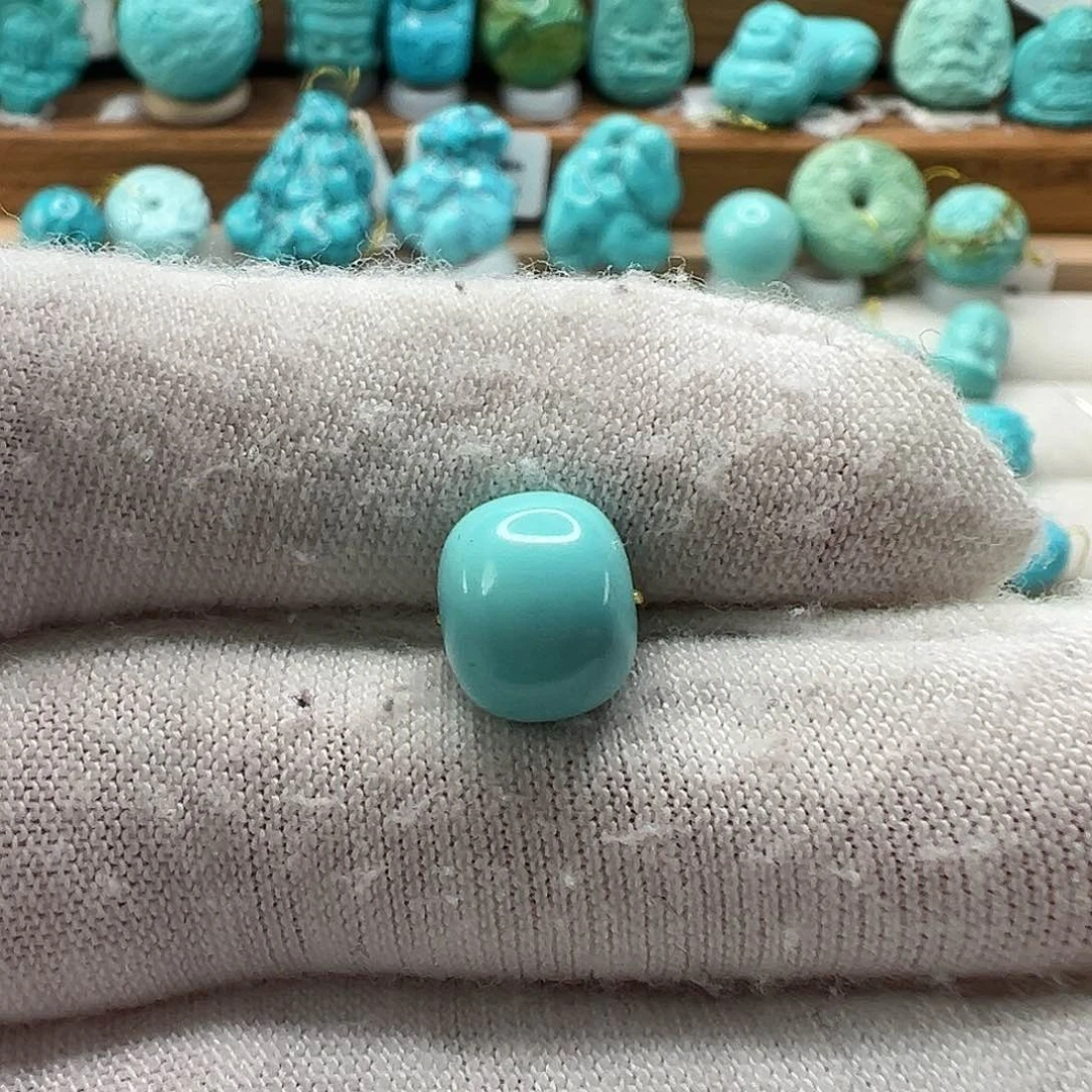 绿松石老型珠 未镶嵌