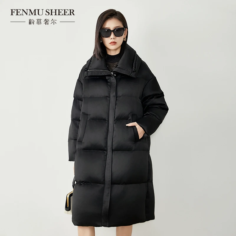 【丽公主专属】粉慕奢尔『雪域之宝』白鹅绒柔软蓬松鹅绒外套Y1693