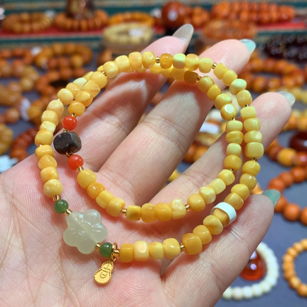 【闪购商品】未镶嵌蜜蜡手链蜜蜡手链
