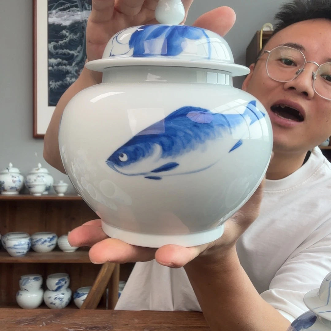 有***猪一泓手作535茶叶罐