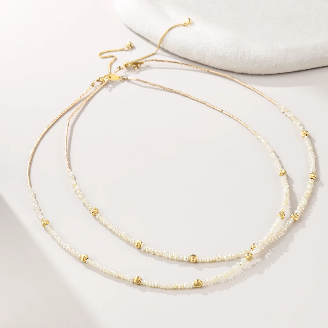 【举石臻选】TA0615-668-3海水无核珍珠项链（一件/多样性发/约2mm）H