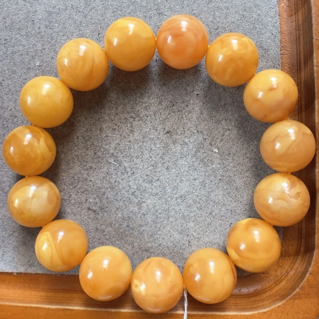 未镶嵌蜜蜡手串蜜蜡手串