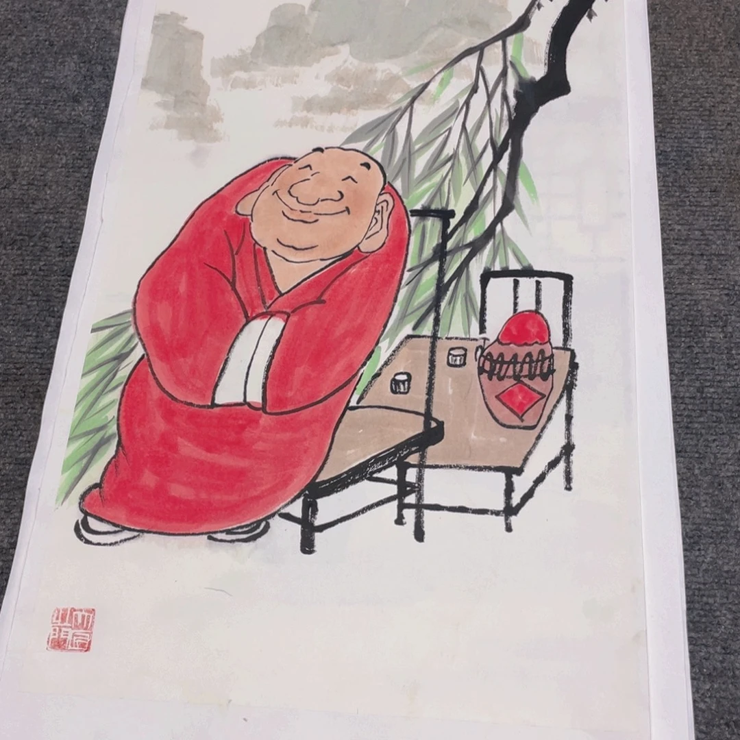 国画2平尺纯手绘国画作品
