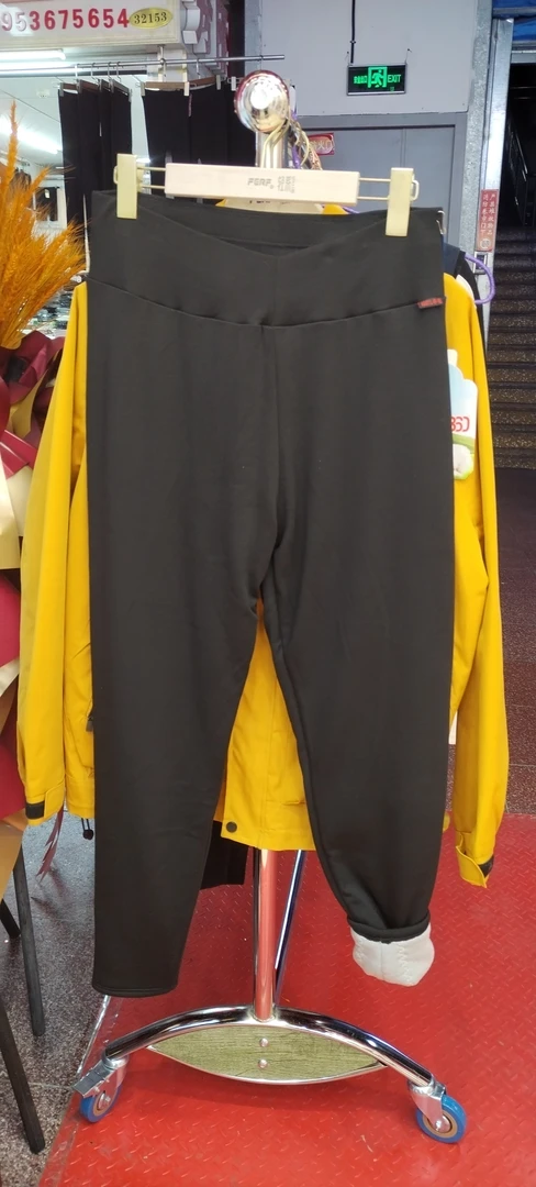 女款多芬厚款羊毛填充舒柔保暖裤