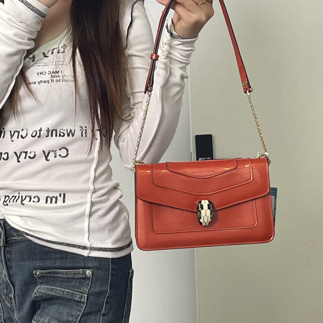 95新 BVLGARI/宝格丽 爱夏奢品/宝格丽/单肩包/81023