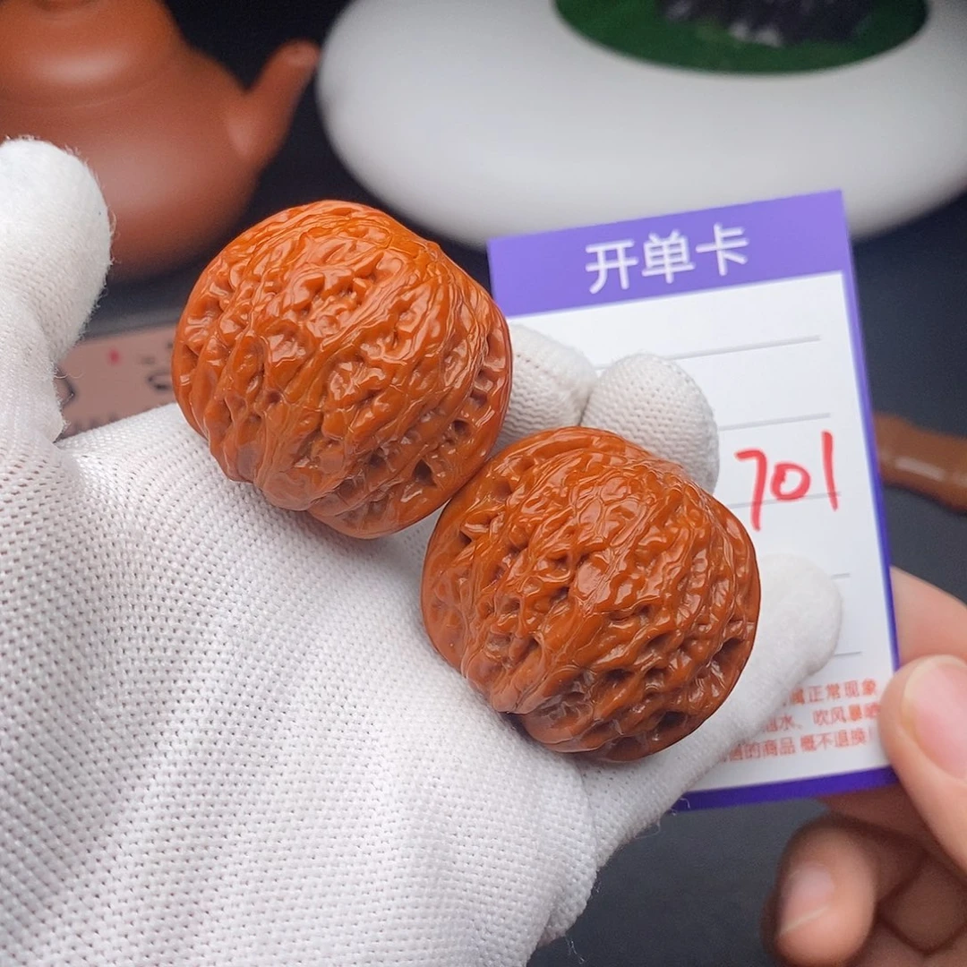 文玩核桃把件40铁锤701