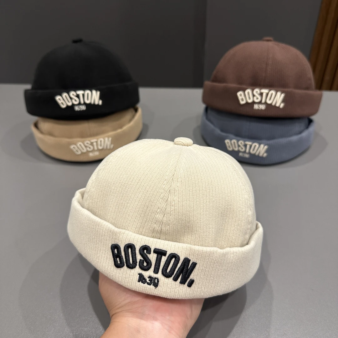 儿童帽子春秋季宝宝地主帽韩版帅气字母男女童时尚雅痞瓜皮帽洋气