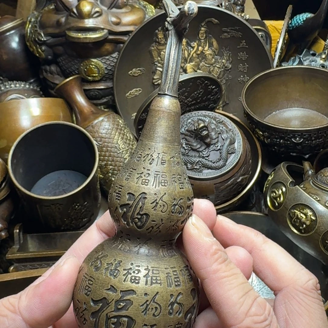 铜器摆件收收藏藏