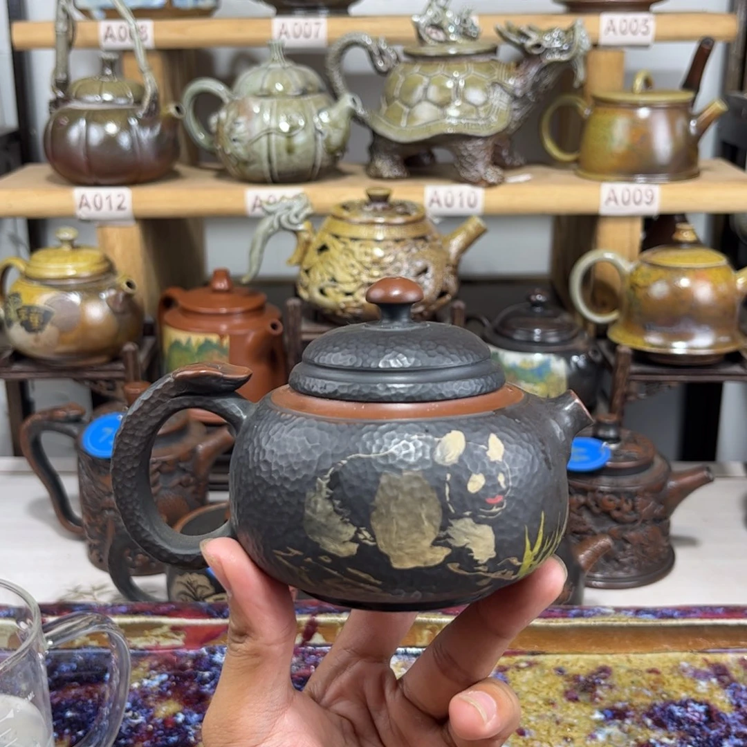 建水紫陶220cc建水紫陶传承全手工制作