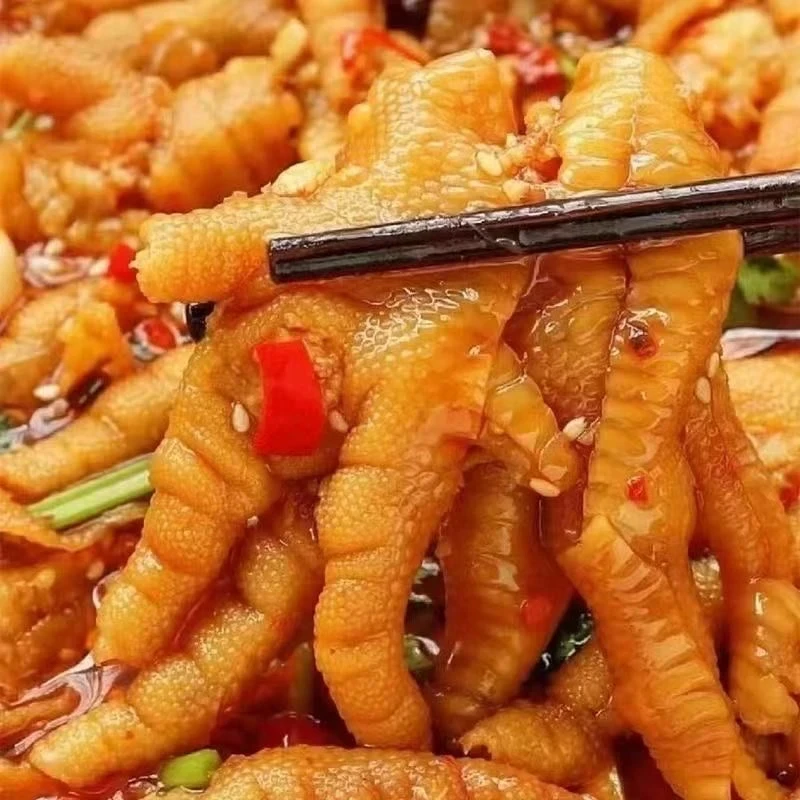 M【顺丰次日达】网红酸辣柠檬无骨鸡爪买一斤送一斤