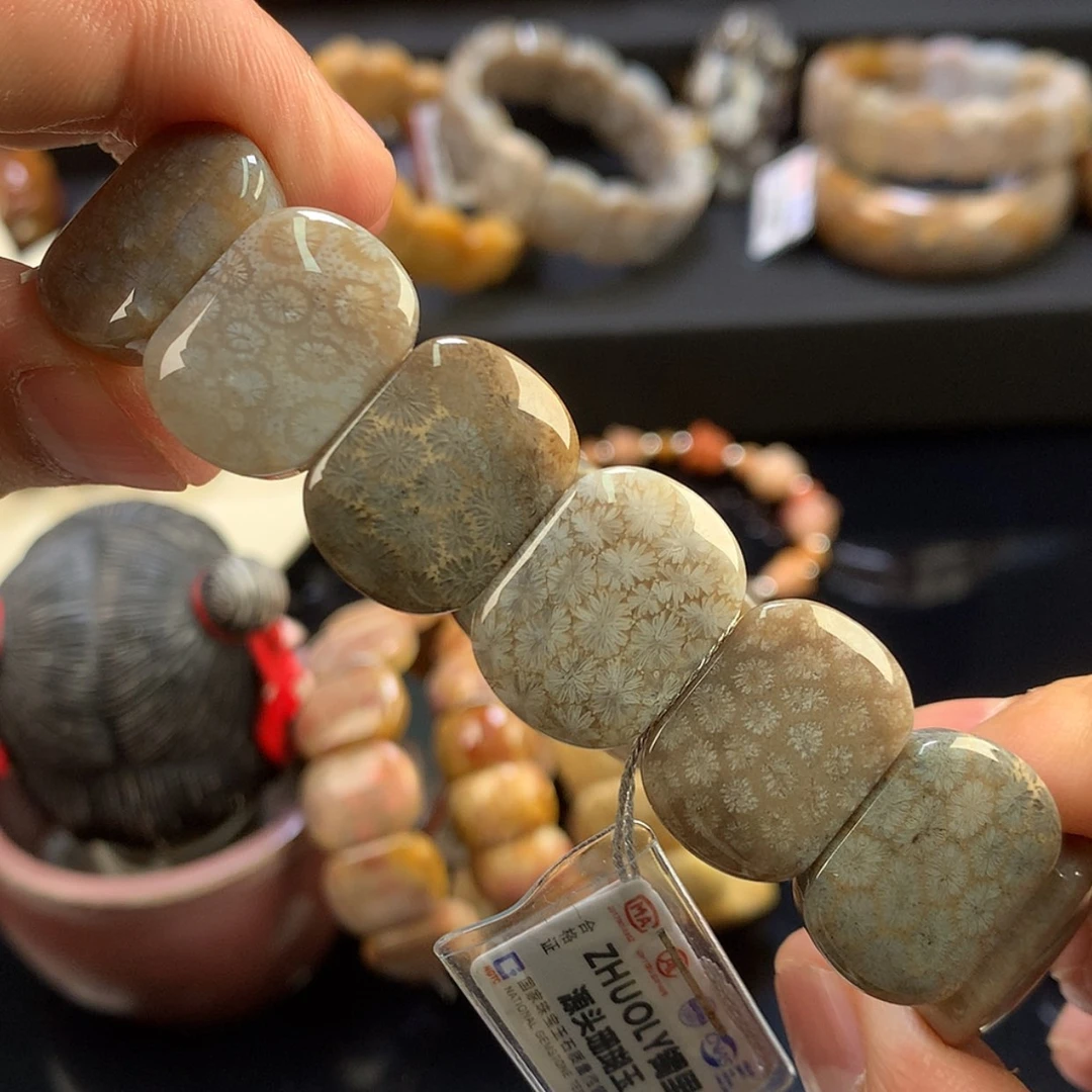 【闪购商品】硅化珊瑚（珊瑚玉）未镶嵌颈饰36号