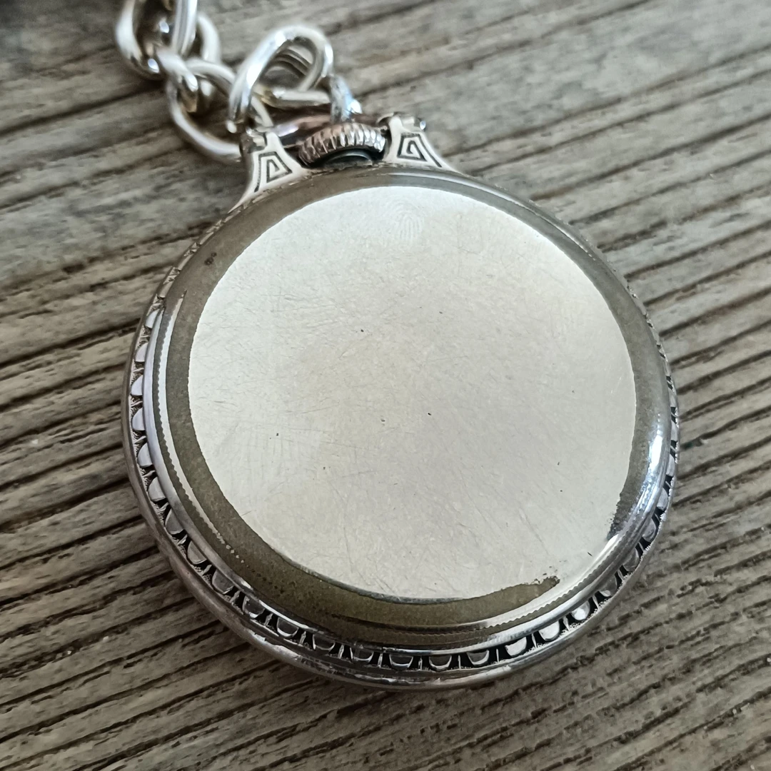 复古怀表双面翻盖设计男女潮流挂表配件