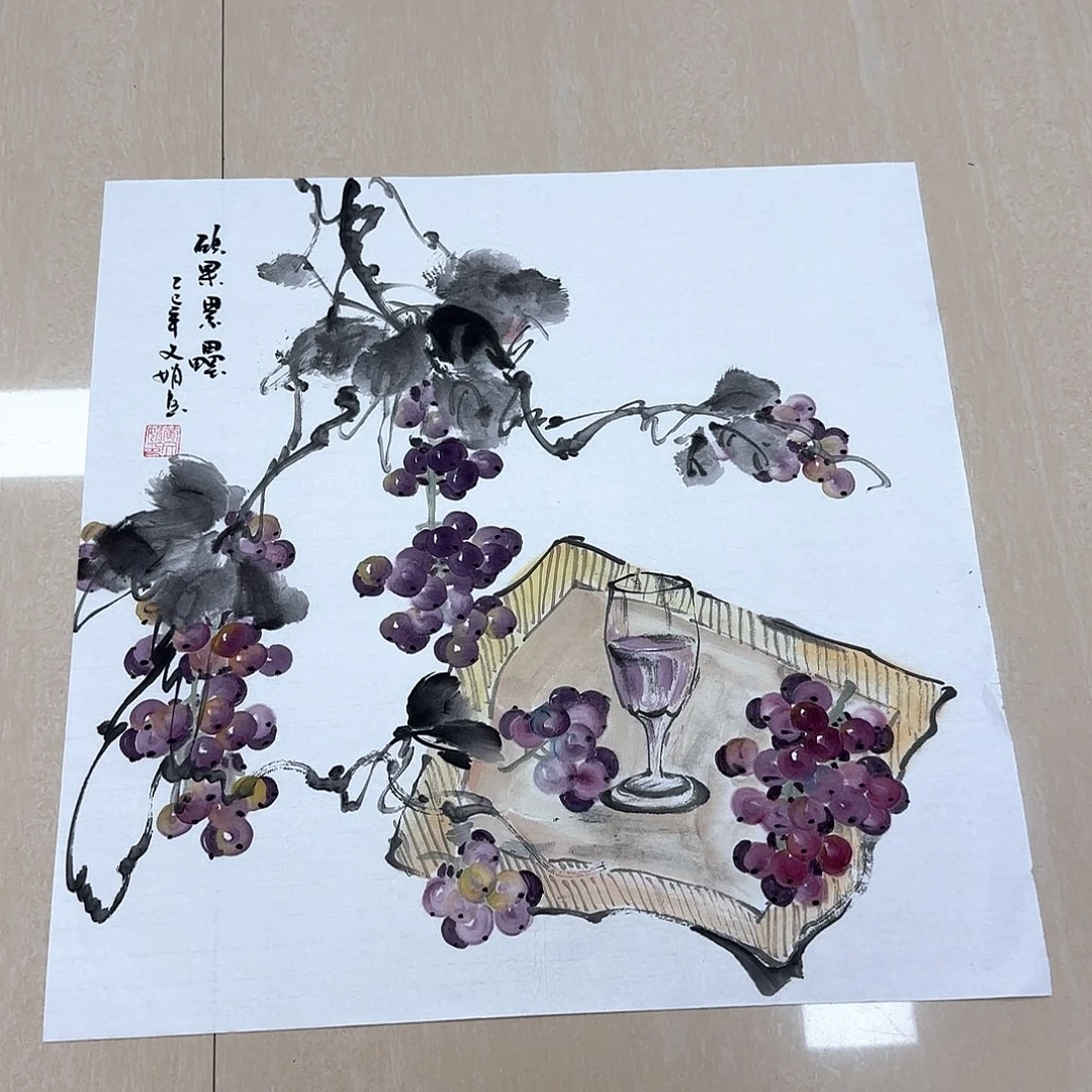 国画国画作品展。国画