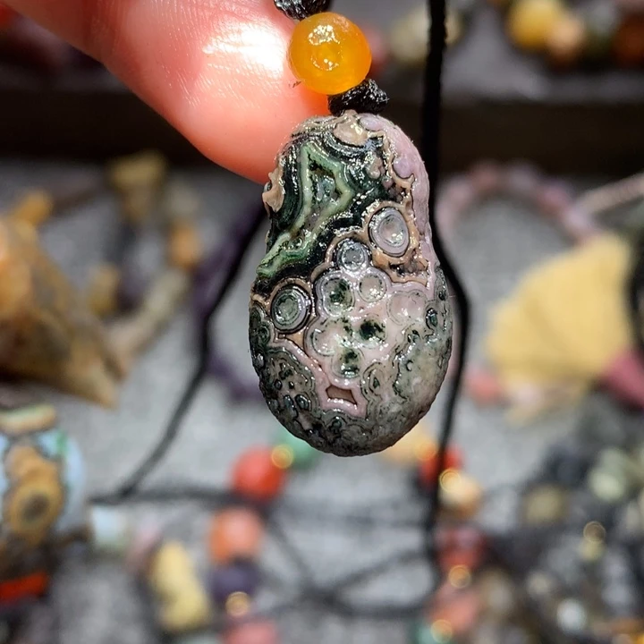 玛瑙/玉髓合金珠宝半成品